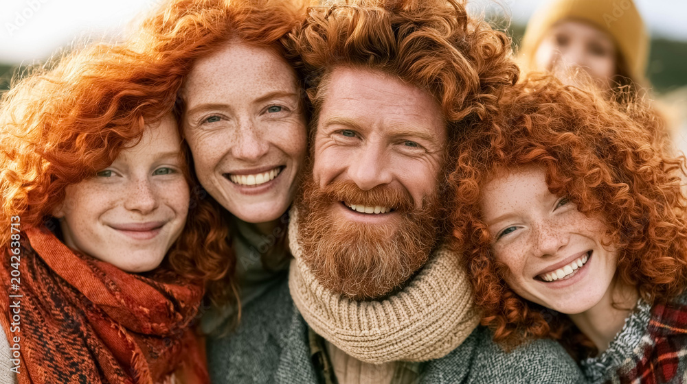 Obraz premium National Love Your Red Hair Day, National Redhead Day