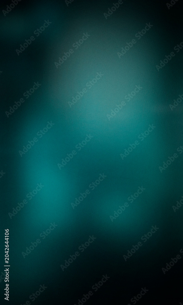 Fototapeta premium A velvety dark field transitions into deep teal with gentle light diffusion, offering a serene, modern abstract background for product pages and branding.