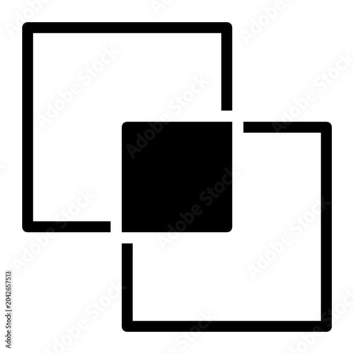Photos pathfinder glyph icon