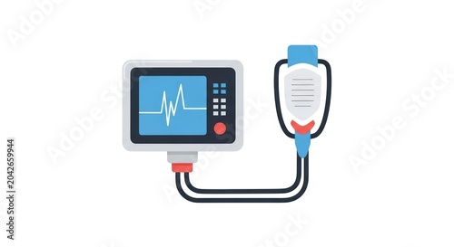 Digital heart rate monitor with integrated stethoscope