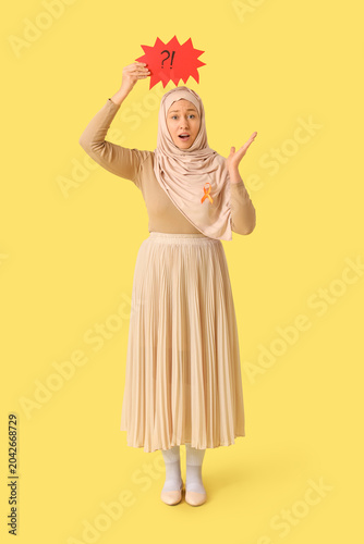 Shocked mature Muslim woman...