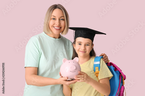 Mother and her daughter in ...