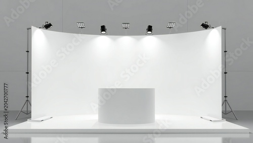Professional photography studio setup