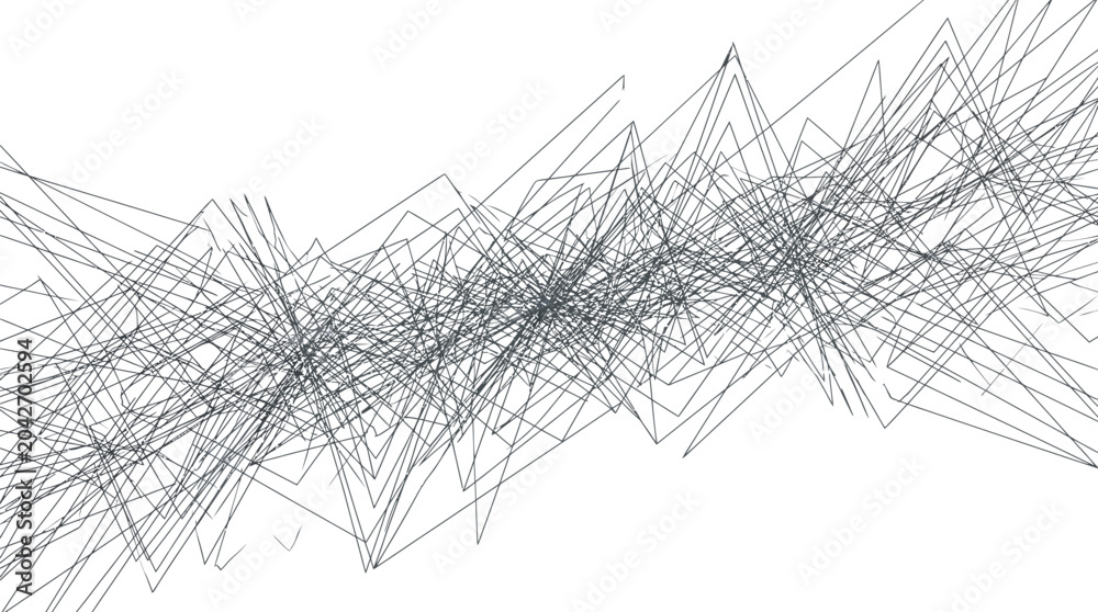 Obraz premium Lines create a complex web of structure.
