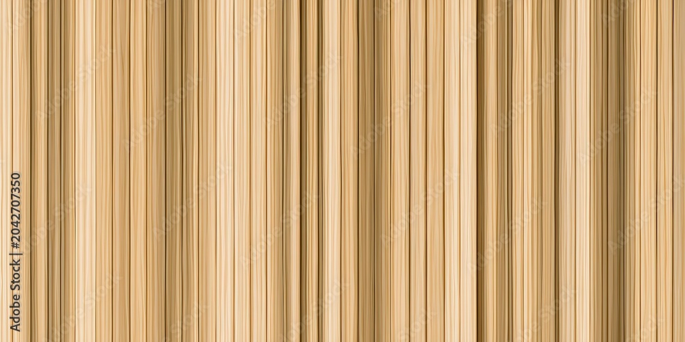 Obraz premium Light Tan Beige Vertical Wooden Boards Tightly Packed Tileable Background Natural Unfinished