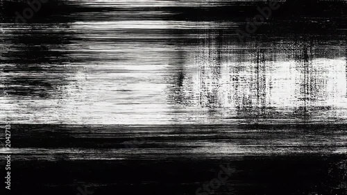 Monochrome Abstract Glitch Texture 4K Generative AI