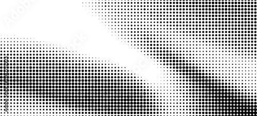 Cuadro en lienzo Halftone faded gradient texture