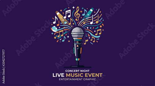 Microphone Music Event Live Performance.