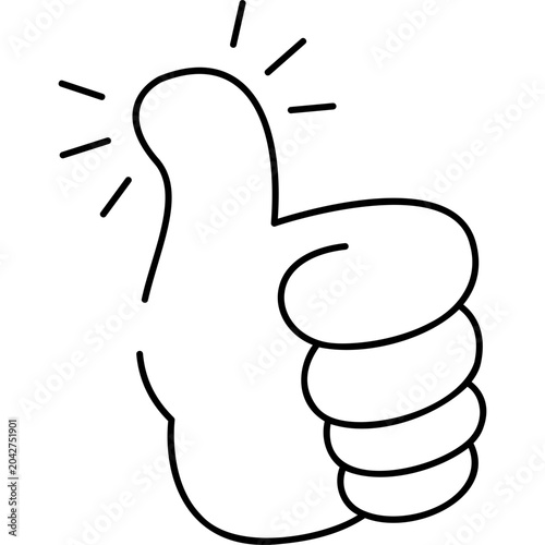 Fotografie Line Agree Icon