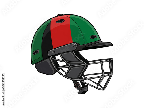 American Football Helmet Isolated on Transparent Background for Sports Design