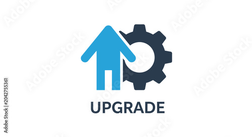 Icon depicting home improvement and gear representing settings or adjustments no comma at the end