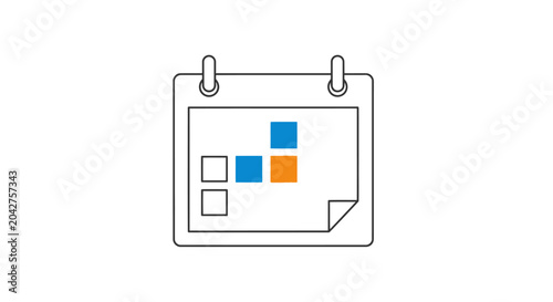 Microsoft Office Calendar Icon.