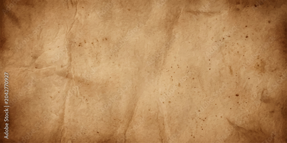 Fototapeta premium A vintage, aged parchment texture with subtle creases and a warm, sepia tone, evoking a sense of history and antique documentation.
