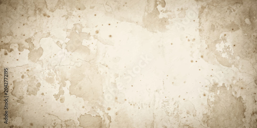 Foto A textured, aged paper background with subtle water stains and organic blemishes creates a vintage, artistic, and rustic feel, perfect for design projects seeking a historical or distressed aesthetic