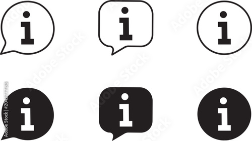 info icon vector, info sign and symbol vector