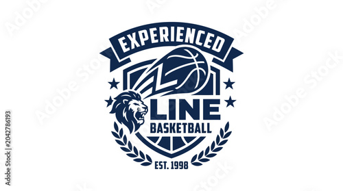Emblematic logo for basketball team 