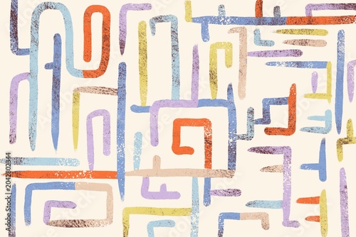 Labyrinth puzzle illistration