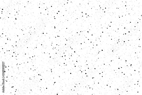 Obraz na plátne A black and white speckled overlay creates a distressed texture on a clean white