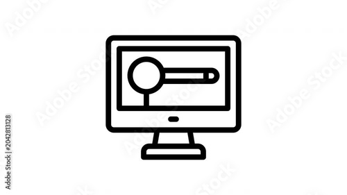 research minimalist stroke animation