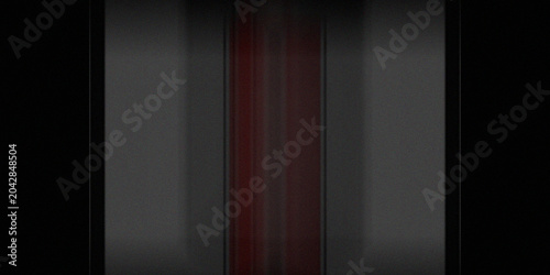 Canvastavla Minimalist dark corridor scene showing narrow red vertical highlight strip surrounded by subtle grey textures and deep shadows