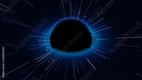 Blue Magic Dust Trail Transition Particle Wipe