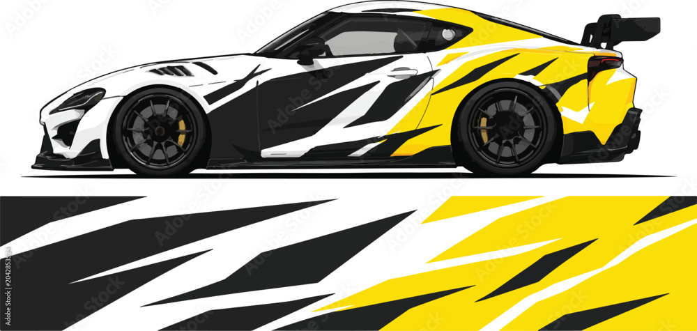 Fototapeta premium Sport Car Racing Vehicle Design 21.