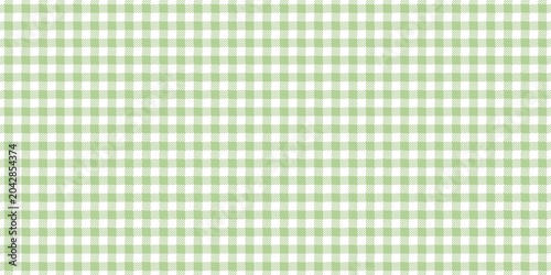 Foto Seamless light sage green and white gingham check pattern