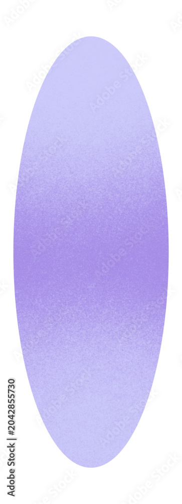 Fototapeta premium Purple Lavender Gradient Grainy Oval Shape Icon