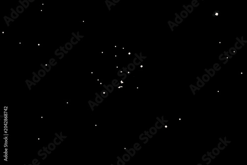 Photos starry night sky silhouette on black background