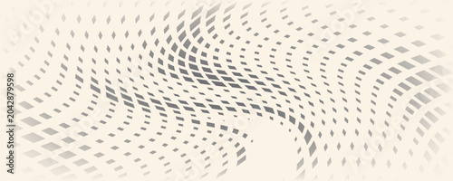 Rectangular Shapes Vector Abstract Geometric Technology Extreme Sports Pattern Background. Halftone Rhombus Retro Simple Backdrop. Minimal 80s Style Dynamic Tech Wallpaper