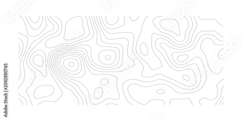 Bild auf Leinwand Seamless Landscape Topography Design Featuring Layered Height Contours and Dynam
