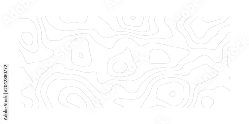 Quadro su tela Complex Topography Height Map Illustration Featuring Flowing Terrain Layers and