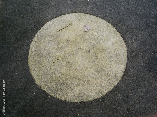 Old cement floor in Thailand