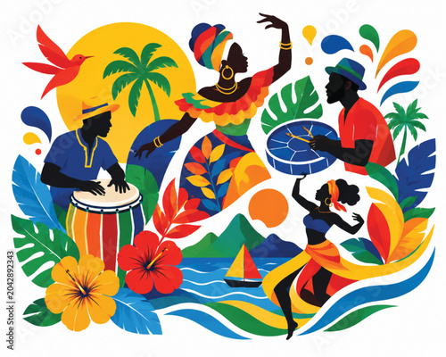Juneteenth Freedom Celebration African American Culture Vector