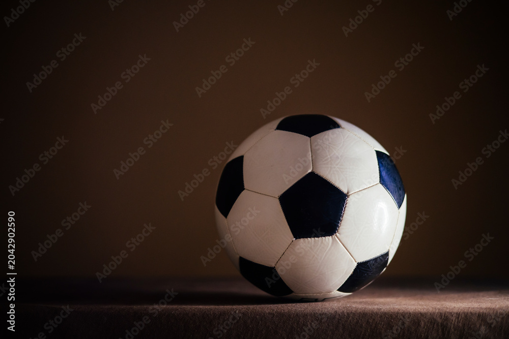 Fototapeta premium Creative soccer, background