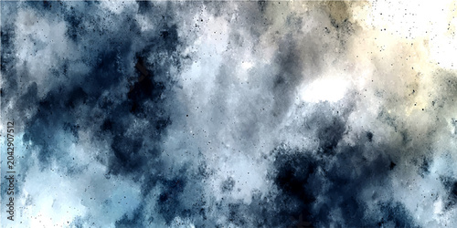 Cuadro en lienzo Abstract cloudscape texture, atmospheric nebula pattern, ethereal misty sky vista