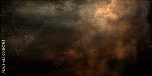 Photos Mysterious, dark, and turbulent atmospheric smoke or dust clouds with hints of fiery orange, evoking a sense of dramatic unease or intense primordial energy