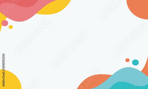 Colorful wavy background illustration