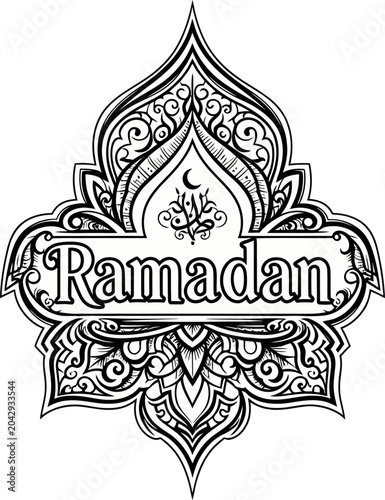 Ramadan Islamic Holy Month Symbol.