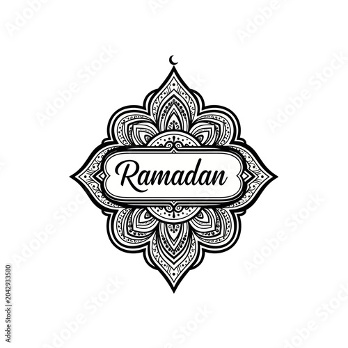 Ramadan Islamic Holy Month Symbol.