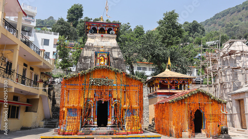 Ancient Shree Kashi Vishwanath Temple of Guptkashi, Lord Shiva Temple, Uttarakhand, India.