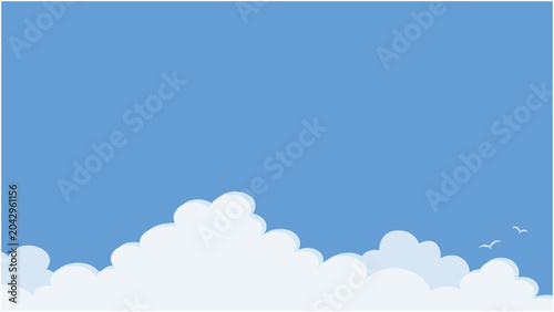 Bild auf Leinwand summer sky
