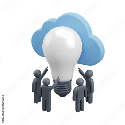Team Collaboration for Cloud-Based Idea Generation