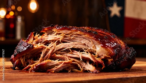 Shredded Texas Pulled Pork With Crispy BBQ Bark