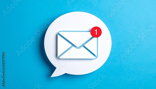 Email Notification New Message Digital Communication Alert
