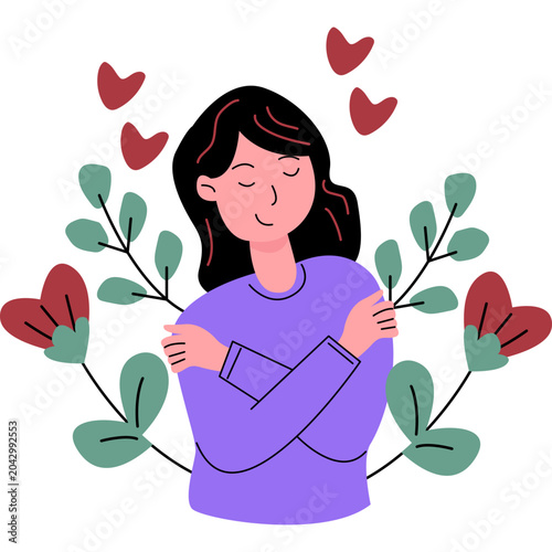 Handrawn Illustration Wellness and Mental Health