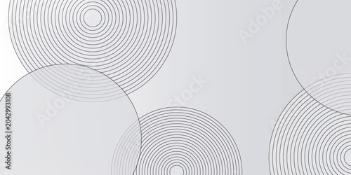 Картината върху платно Minimalist gray background with subtle circular patterns