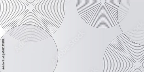 Фотография Minimalist gray background with subtle circular patterns