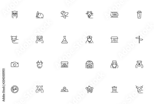 Photography Zoo 4816 icon set