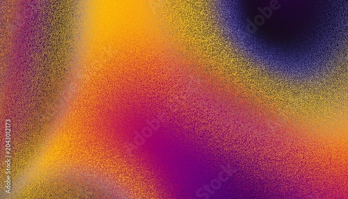 Retro purple and orange gradient blurred colorful with grain noise effect background, for art product design, social media, trendy, vintage, brochure, banner